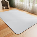 Dog Food Mat - Absorbent Cat Mat for Food and Water, No Stains Pet Feeding Bowl Mat, Easy to Clean Pet Placemats, Quick Dry Dog Water Dispenser Mat for Messy Drinkers | Light Grey 18"x 28"