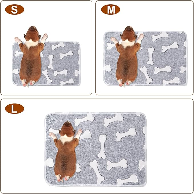 1 Pack 3 Blankets Super Soft Fluffy Premium Fleece Pet Blanket Flannel Paw Printed Throw for Dog Puppy Cat (Large 41x31'', Star, Bone, Love)