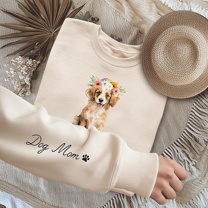 CHIARA CONTI11 Custom Dog Hoodie, Custom Pet Gifts, Custom Dog Shirt, Custom Dog Sweatshirt, Valentine's Day Gift