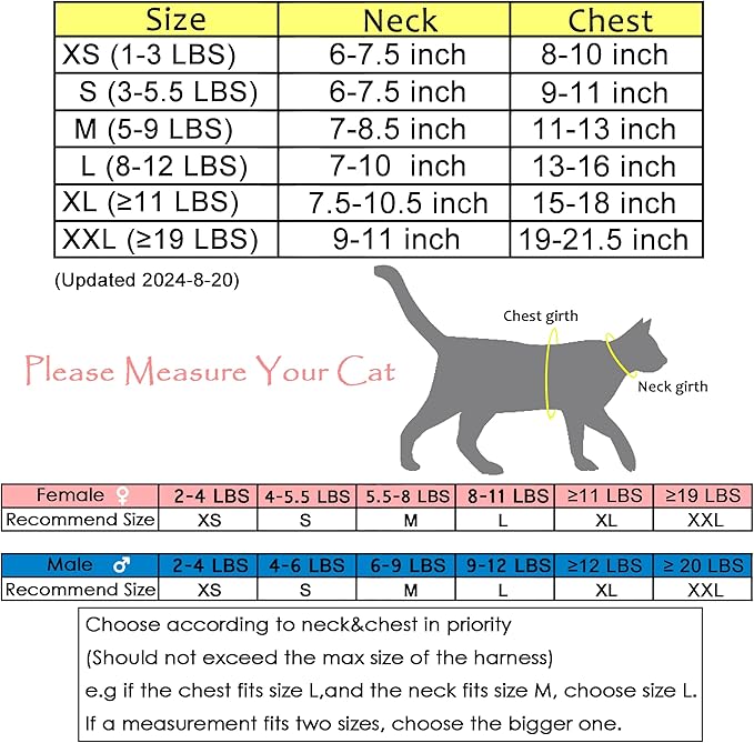 Tactical Kitty Harness and Leash for Walking Escape Proof, Adjustable Kitty Walking Jackets, Padded Stylish Kitty Vest, Khaki, X-Small