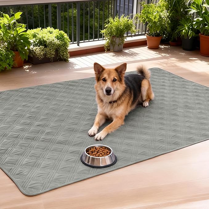 hyha Waterproof Dog Blanket, Reversible Pet Bed Blanket, Soft Sofa Couch Cover for Dogs Washable, Waterproof Pet Couch Covers for Sofa Puppy Cats Furniture Protector(68"x82", Grey/Dark Grey)
