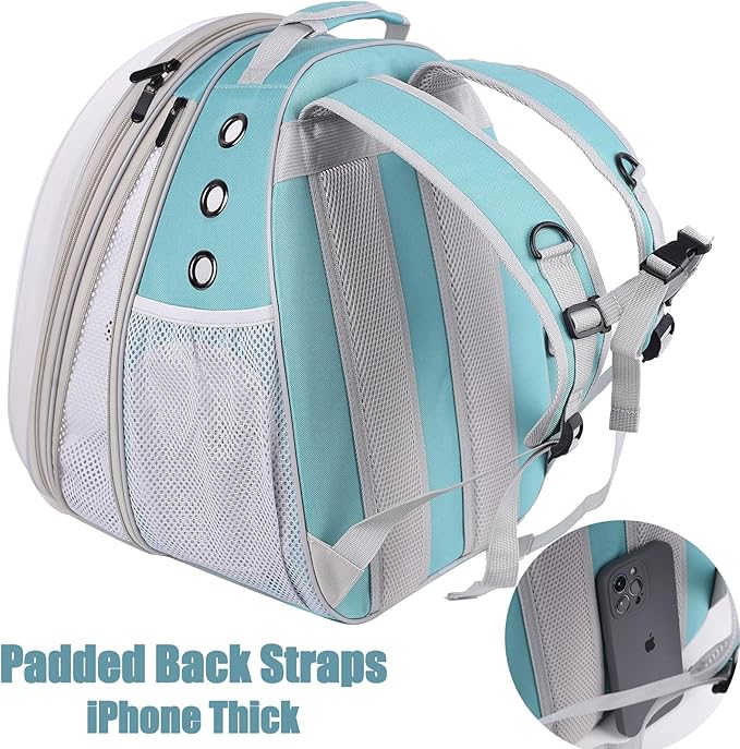 Dual Expandable Cat Backpack Carrier, Fit up to 20 lbs, Expandable Pet Carrier Backpack for Large Fat Cat and Small Puppy