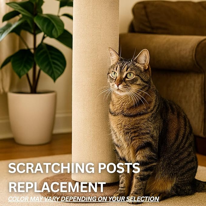 Cat Scratch Mat (3 Pack), 23.6’’ x 11.8’’ Cat Wall Corner Scratcher, Versatile Self-Adhesive Replacement Easy Use for Cat Trees Wall Furniture, Scratching Posts, and Couch Protection (Deep Grey)