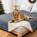 Waterproof Dog Bed Cover, Non-Slip Dog Blanket for Couch, Couch Covers for Dogs Washable, Pet Blanket for Furniture, Pet Bed Mat for Sofa, Car, Pet Supplies (82x120 Inch, Dark Grey)