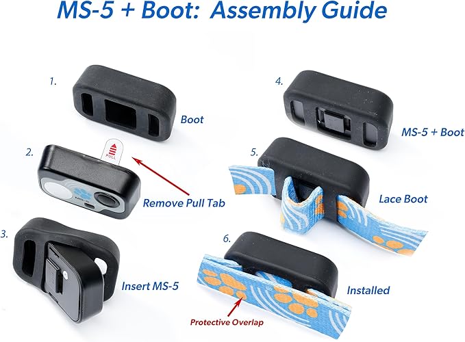 MS-5 Automatic Pet Door Collar, Genuine High Tech Pet Brand Dog Collar for Power Pet Doors - Deluxe Strap (Mac, Extra Large) - DC-MAC-MS5-XL