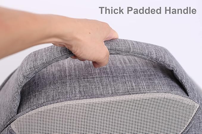 halinfer Large Fat Cat Carrier Fit up to 20 Pounds, Small Puppy Pet Travel Carrier, Car Seat Secure and Collapsible Soft Side Carrier Airline Approved Under Seat