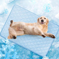 LOOBANI Dog Cooling Mat for Large Dogs - Dog Cooling Pad Durable, Cool Blanket Machine Washable, Large Pet Cool Mat for Outdoor, Indoor (Blue, 36"x56")