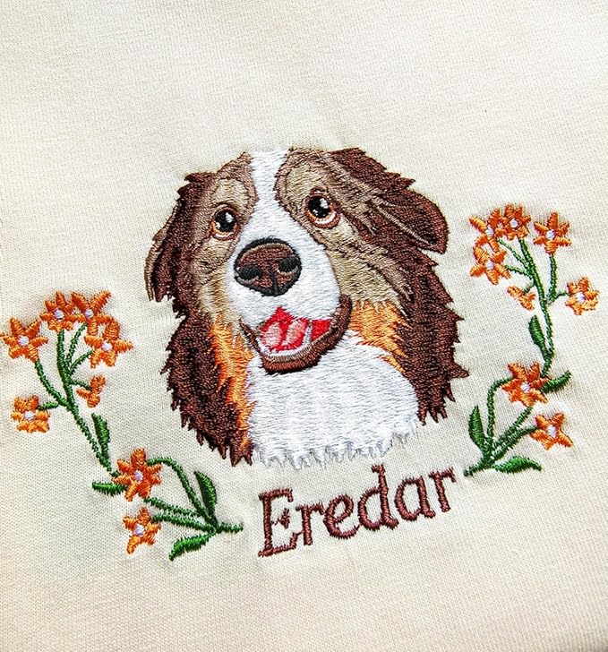 Custom Pet from Your Photo Embroidered Shirt,Personalized Dog Shirt,Custom Pet Portrait Gift,Embroidered Cat T Shirt,Custom Gifts,Personalized Shirts for Men Women Multi