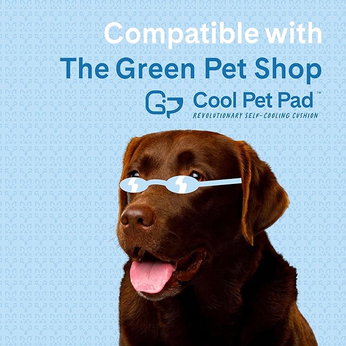 The Green Pet Shop Dog Cooling Mat Cover - Medium, Cloud - Protect Your Cool Pet Pad from Dirt & Damage - Machine Washable