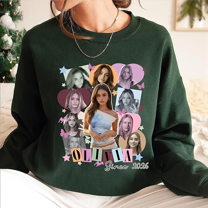 Tehg & Tuhg Custom T Shirts with Picture, Vintage Bootleg Rap Tee, Boyfriend Girlfriend, Unique Gift for Birthday Anniversary