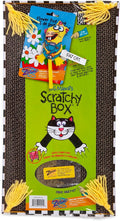 FAT CAT Big Mama's Scratch Cat Toy Box Includes 100% Organic Catnip Grown In The USA