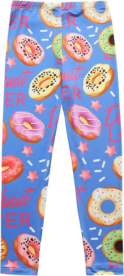 Girl Unicorn Leggings Kid Rainbow Print Legging Tights Trousers Slim Long Pants