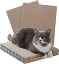 Hide & Scratch Cat Scratcher Pad – 4 Pack | Double-Sided Cardboard Refills for Our Scratching Box | Reversible Corrugated Board for Indoor Cats | Toy Mat for Kitten Claw Play & Furniture Protection