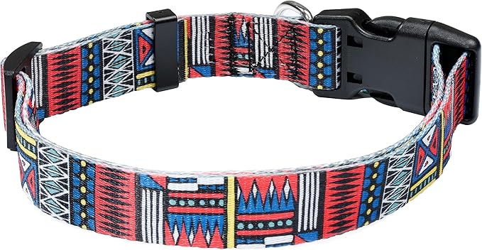 MS-5 Automatic Pet Door Collar, Genuine High Tech Pet Brand Dog Collar for Power Pet Doors - Deluxe Strap (Tribal, Extra Large) - DC-TBL-MS5-XL