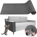 Climbing Cat Scratcher Mat Trimmable Cat Scratching Post Carpet 39.3’’x15.8’’ Self Adhesive Carpet Mat Pad Replacement for Cat Tree Shelves Post Couch Wall Furniture Steps DIY Protector (Dark Gray)