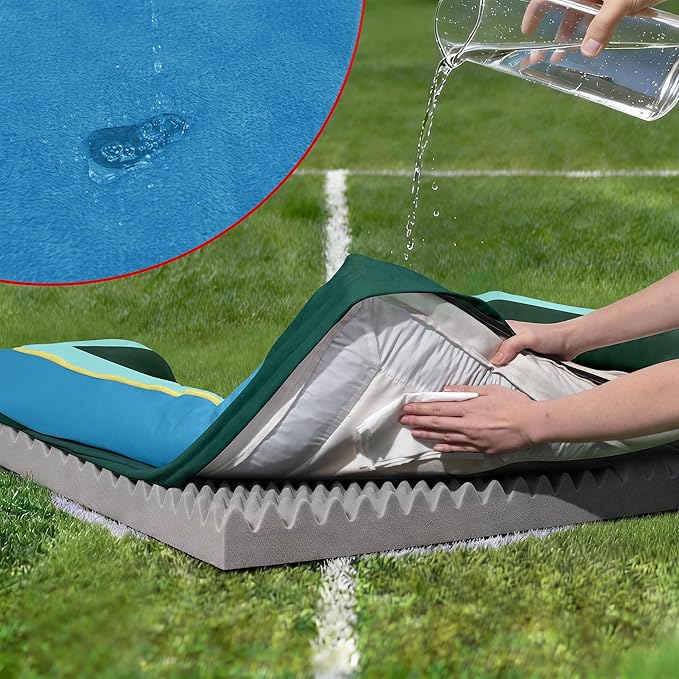 Comfort Expression Orthopedic Dog Bed for Large Dogs 36x27 Inch, Waterproof Egg Crate Foam Large Pet Bed with Removable Bolsters, Dog Couch with Washable Cover & Non-Slip Bottom, Dallas