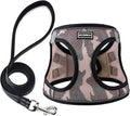 Dog Harness with Leash Set, No Pull Adjustable Reflective Step-in Puppy Pet Vest Harnesses for Small Medium Large Dogs and Cats,Camo Set XXS