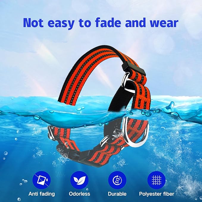 Martingale Dog Collar, Adjustable Nylon Reflective Collar with Quick Release Buckle (Bright Orange, Extra Large)