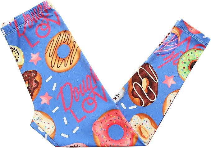 Girl Unicorn Leggings Kid Rainbow Print Legging Tights Trousers Slim Long Pants