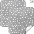 Waterproof Bed Pads Washable, Absorbent Chuck Pads for Incontinence, Waterproof Mattress Protector for Seniors, Bedwetting Kids, Hospitals, Pets, 21"x22" 2 Pack