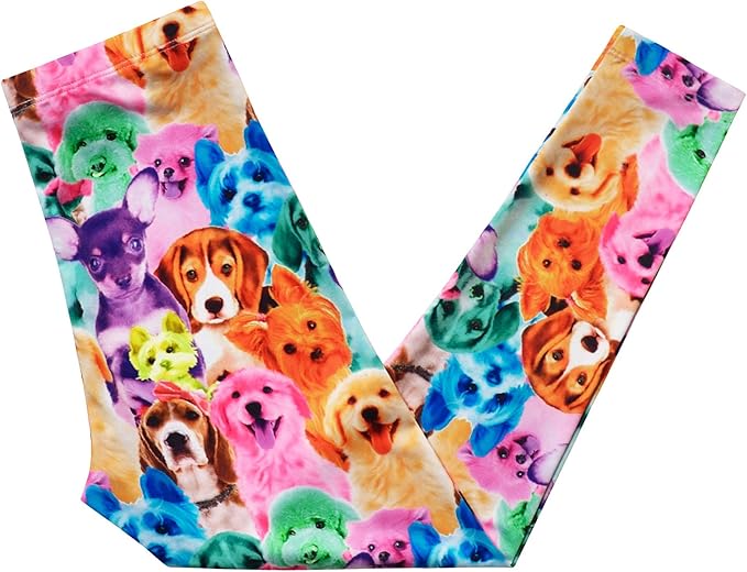 Girl Unicorn Leggings Kid Rainbow Print Legging Tights Trousers Slim Long Pants