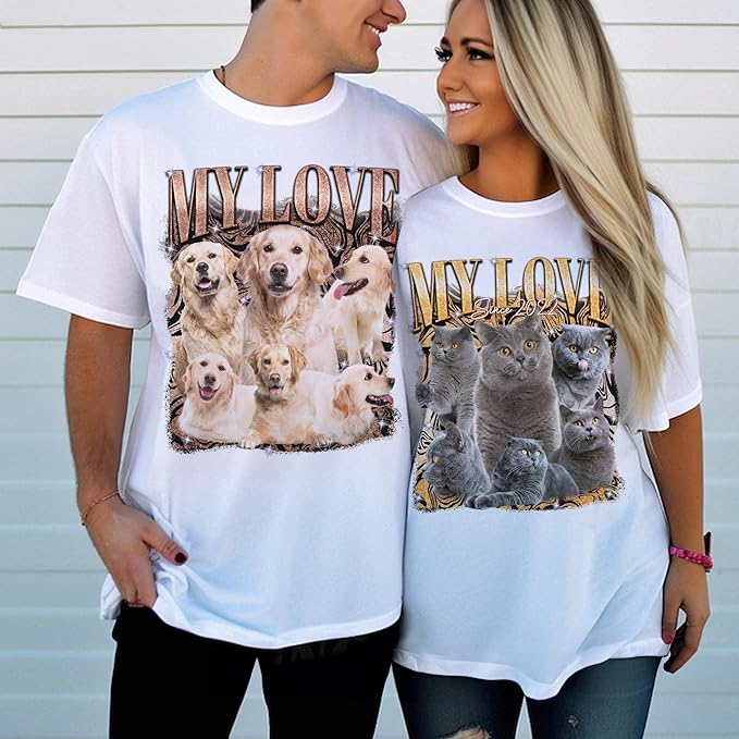 Custom Bootleg Rapper Graphic Tees Shirt – Retro 90s Vintage Style, Personalized Gift for Girlfriend, Birthday, Valentine