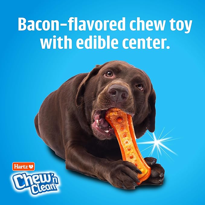 Hartz Chew 'n Clean Dental Duo Dog Treat & Chew Toy, Color Varies, Extra Small, 6 Count