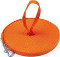 Long Dog Puppy Obedience Recall Training Agility Lead, Leash - ORANGE, 50' Foot - by, Downtown Pet Supply