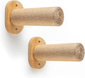 2-Pack Cat Wall Steps - Wooden Cat Shelves for Wall Mounting, Wall Shelves and Perches for Kittens & Adult Cats - Wall Furniture Set with Jute Rope for Scratching, Kneading, Climbing.
