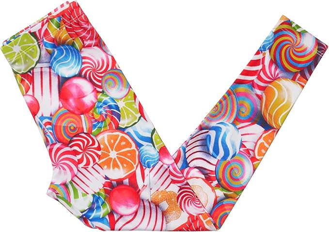 Girl Unicorn Leggings Kid Rainbow Print Legging Tights Trousers Slim Long Pants