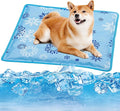 Upgrade Dog Cooling Mat Portable Water Injection Pet Cooling Pad Summer Self Cooling Ice Silk Pet Blanket Washable