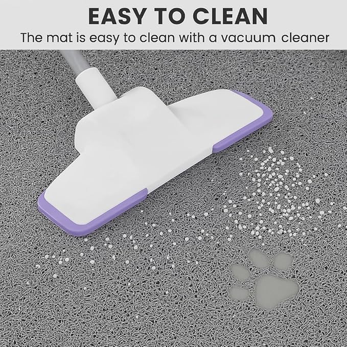 Bulk buys Cat Litter Mat. Traps Litter. Soft Non-Slip Surface. Easy to Clean. 11.5 x 15.75 in Gray Mat for Litter Box Area
