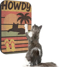 Art Cat Scratcher, Wall-Mountable Cat Scratching Board, Cat Wall Scratcher 16.7x11x1 Inch Cat Scratch Pad and Cat Scratchers for Indoor Cats Toy Furniture Protector（Beach）