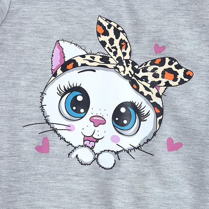 Toddler Baby Girls Clothes Long-sleeve Tie Dye Hoodie Sweatshirt Pants Hooded Outfit Set