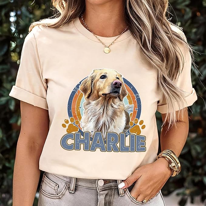 Tehg & Tuhg Custom T Shirts with Picture, Vintage Bootleg Rap Tee, Boyfriend Girlfriend, Unique Gift for Birthday Anniversary