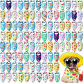 Sweetude 100 Pieces Dog Bandanas Bulk, Bandanas for Dogs Pet Triangle Scarf, Puppy Dog Kerchief Bibs for Medium Small Pets Costume Accessories (31.5 x 21.65 x 21.6 Inch)