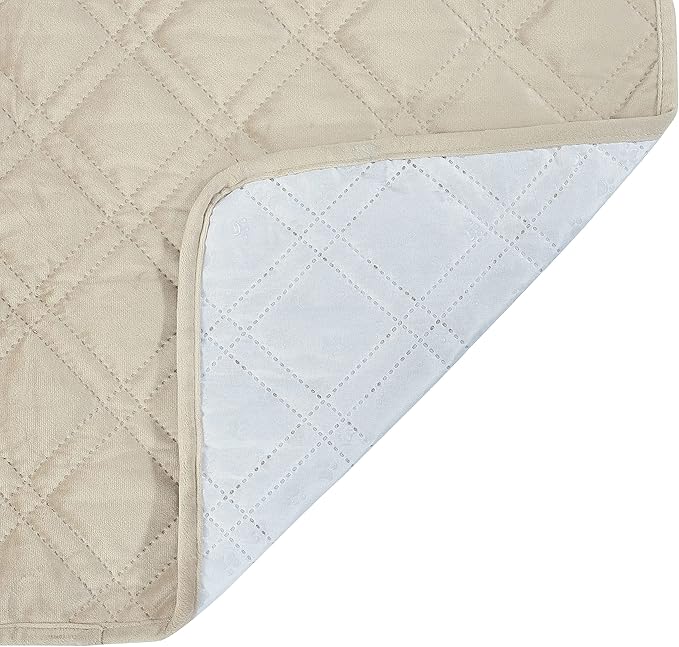 Brilliant Sunshine Premium Calming Dog Bed Mat, Silky Velvet, Removable Washable Cover, Cushion Protector and Couch Covers for Dogs, Pets, Cats, Medium, Beige Natural