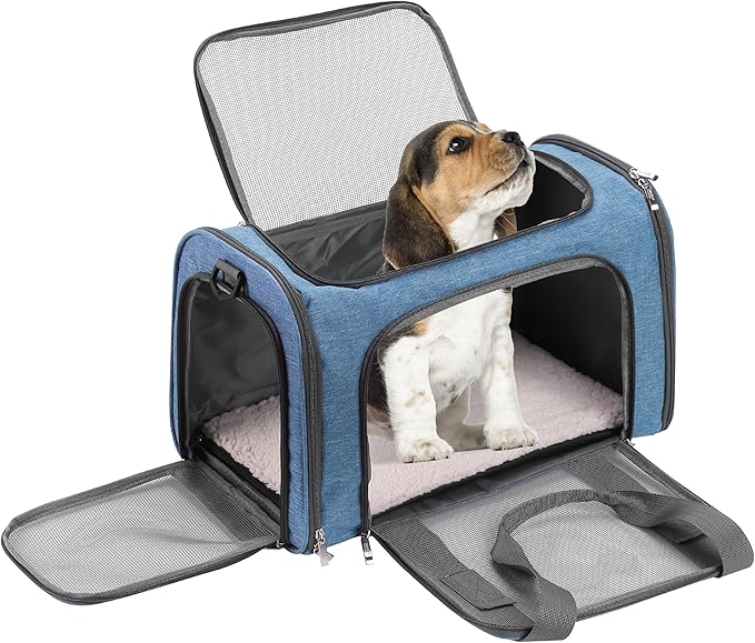 Mr. Pen Pet Carrier - Soft-Sided Cat & Dog Carrier Bag for Travel