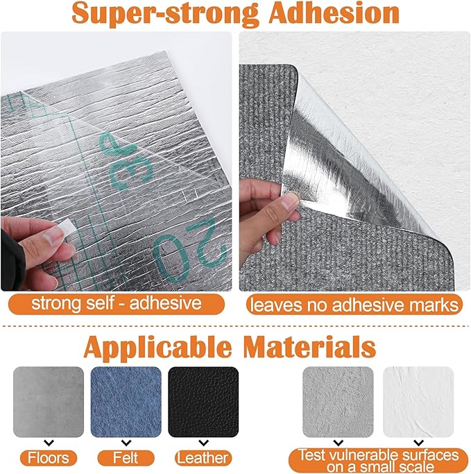Cat Scratch Furniture Protector - 78.7" x 17" Trimmable Self-Adhesive Cats Claws Scratch Pads, DIY Cat Climbing Couch Protector for Scratch Post Cat Tree Replacement Indoor (Light Gray)