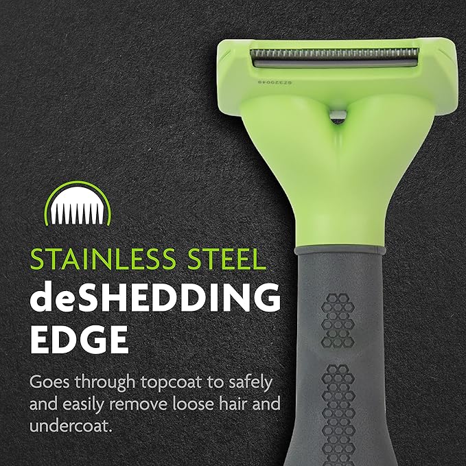 FURminator Small Dog Undercoat deShedding Tool, Short Hair, Reduces Loose Hair from Shedding
