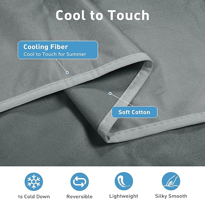 Kritter Planet Waterproof Cooling Dog Mat, Soft Pet Blanket for Summer, Lightweight Outdoor Mat, Reversible Furniture Cover, 30 x 50 inch, Grey